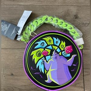 Oogie Boogie Glow in the Dark Lounge Crossbody Purse NWT 🐛 🎲